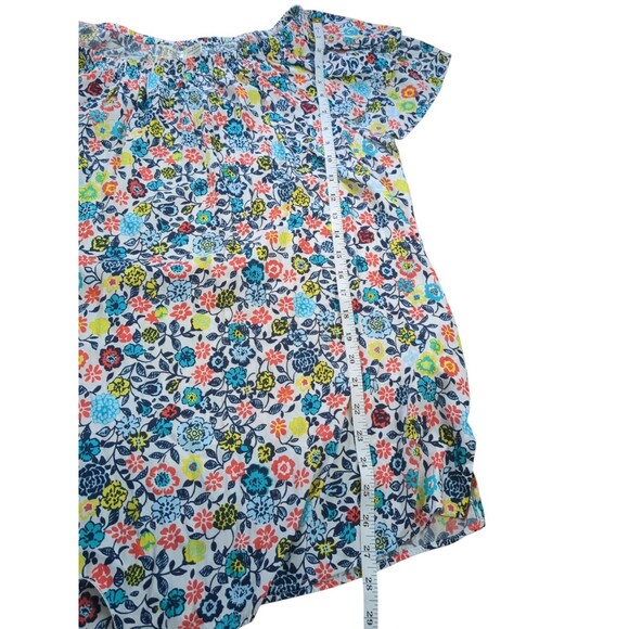 Terra & Sky Womens Top Size 1X Ruffle Sleeve Off Shoulder Floral - Picture 3 of 8